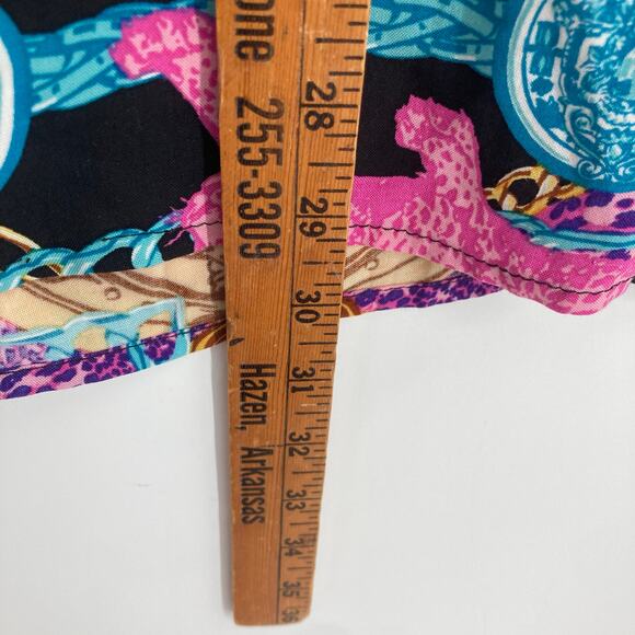 Reason Design Multi All Over Print Button Short Sleeve Shirt Men’s Medium NEW - Picture 13 of 14